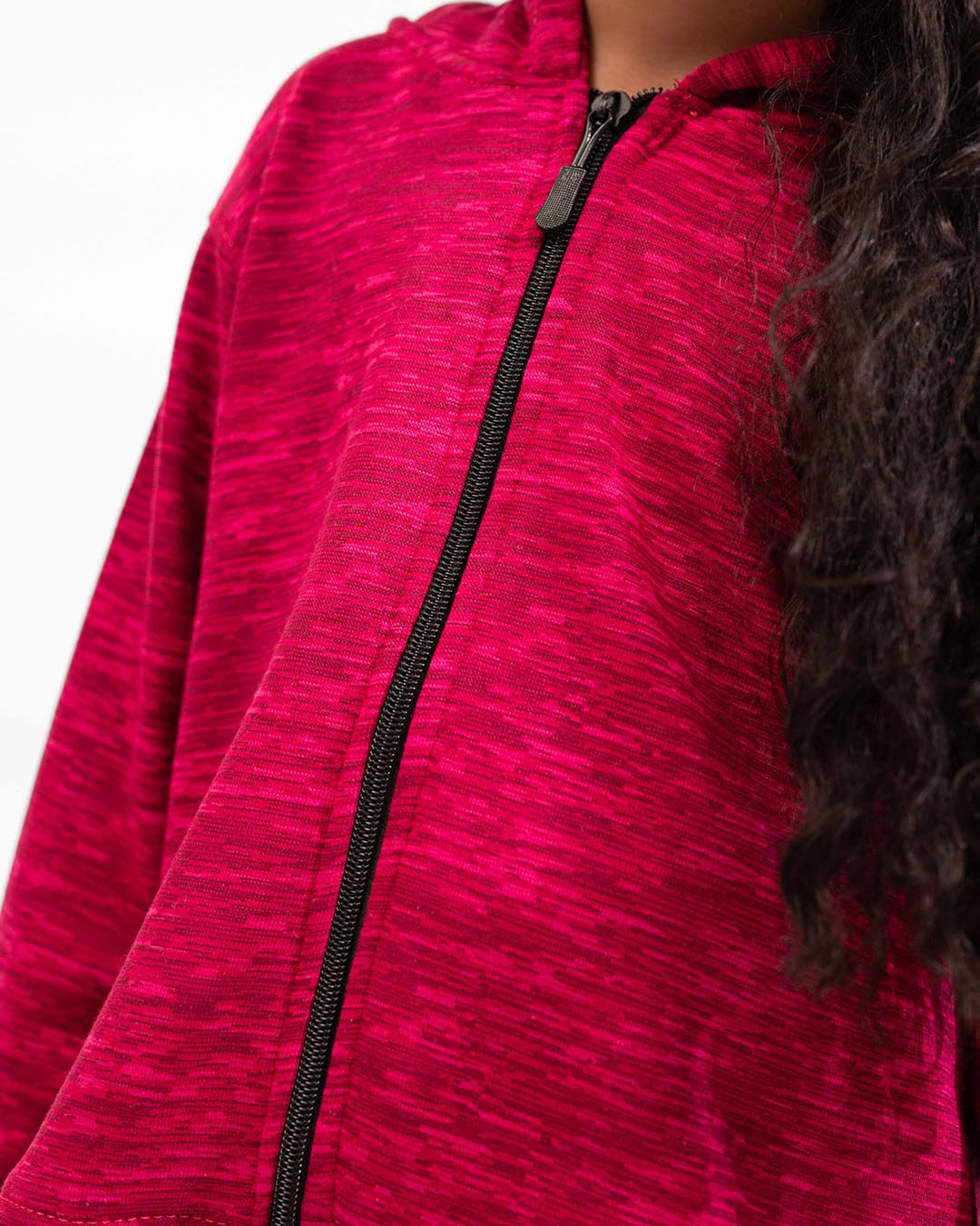 Berry Flounce Hoodie Set